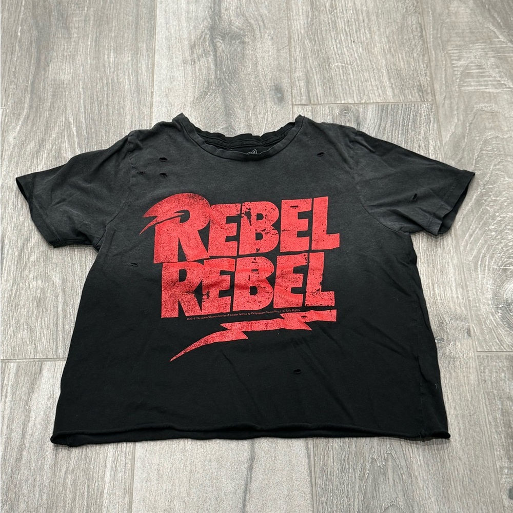 Retro Brand Rebels Black Short Sleeve Tee-S